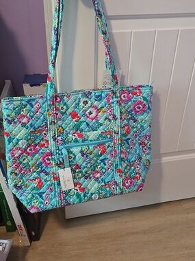 Vera Bradley Little Mermaid Large Quilted Tote Bag